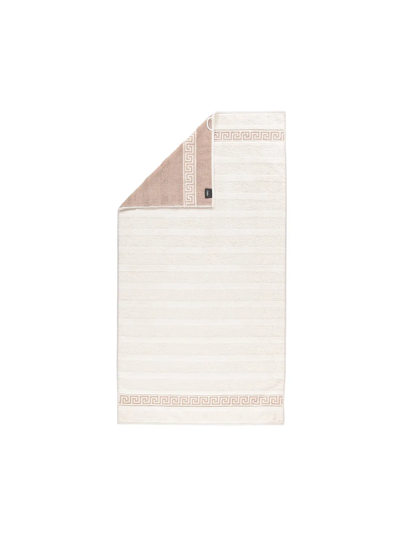 CAWÖ | Duschtuch Noblesse Duo 80x150cm Graphit | beige